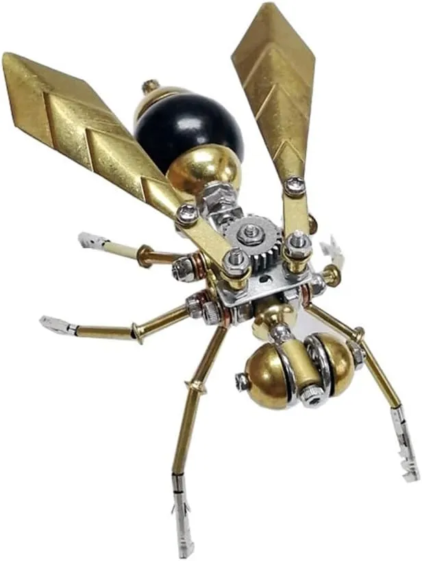 Metal Puzzle, Steampunk Hornet Insect, 100 PCS, DIY Assembly Kit for Adults, downhill radius hierarchy Teens, Birthday, Christmas 3D 