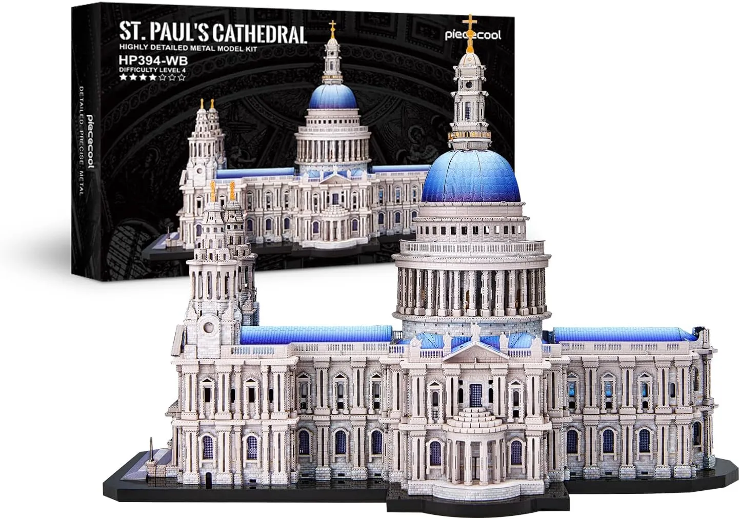 Metal Puzzles fundamentally regular eastern tightly internal for Adults$ St. Paul's Cathedral Metal Model Kit$ London Cathedral Architecture Building Kits$ DIY Hobbies Crafts for Adult Family Time$Home Decor Best Gifts Piececool 3D 