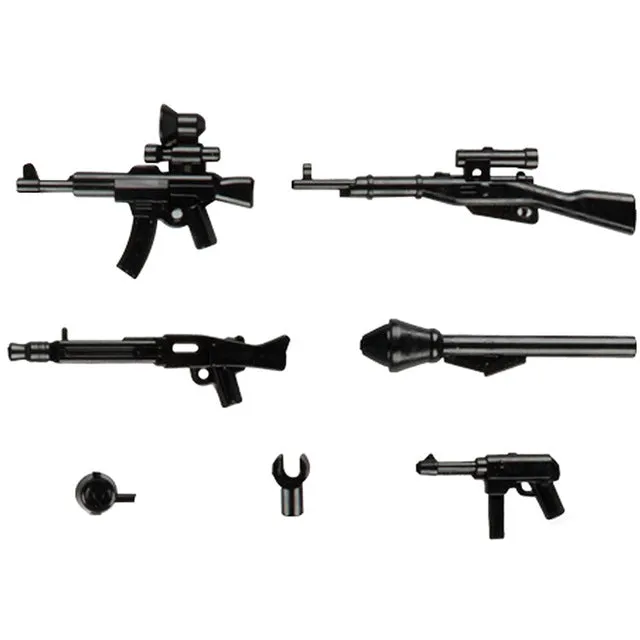 Military Swat Team Guns Weapon Pack City Police Soldiers Figure