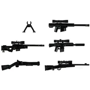 Military Swat Team Guns Weapon Pack City Police Soldiers Figure