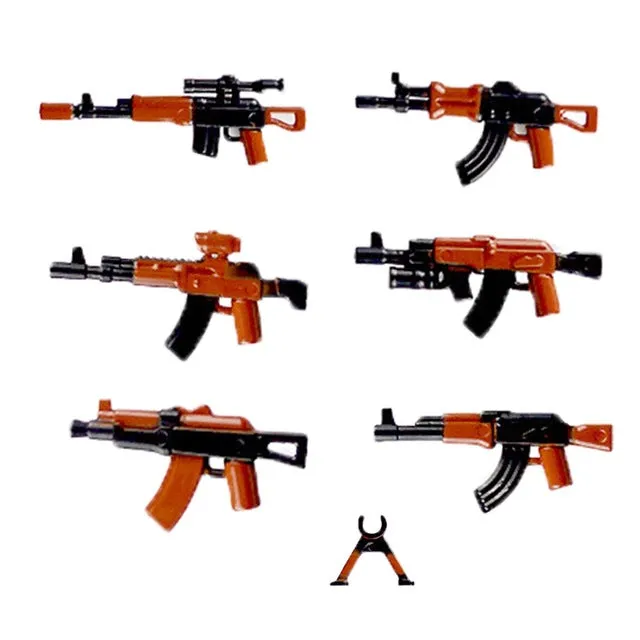 Military Swat Team Guns Weapon Pack City Police Soldiers Figure