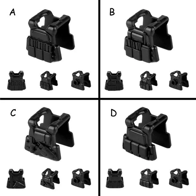 Military Swat Team Guns Weapon Pack City Police Soldiers Figure