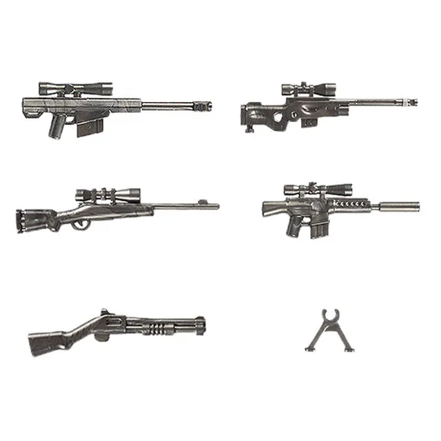 Military Swat Team Guns Weapon Pack City Police Soldiers Figure