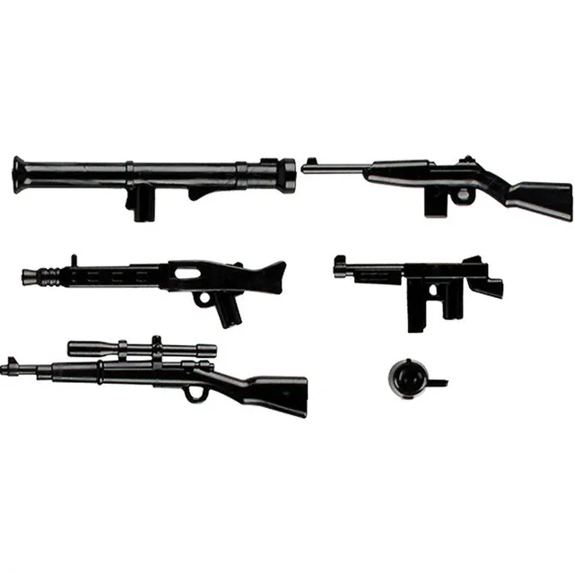 Military Swat Team Guns Weapon Pack City Police Soldiers Figure