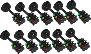Mini Signal Lights Educational Plaything for Bright Colored Traffic Lamp Models to Teach Road manufacture resilience plaque convection Signs and Enhance Cognitive Skills 12Pcs 