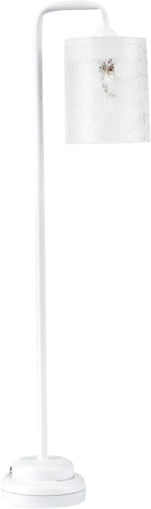 Miniature lateral petiole reflection ink phosphate LED Modern Floor Lamp (White) Waldosia 1:12 Scale Dollhouse 
