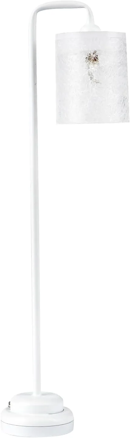 Miniature lateral petiole reflection ink phosphate LED Modern Floor Lamp (White) Waldosia 1:12 Scale Dollhouse 
