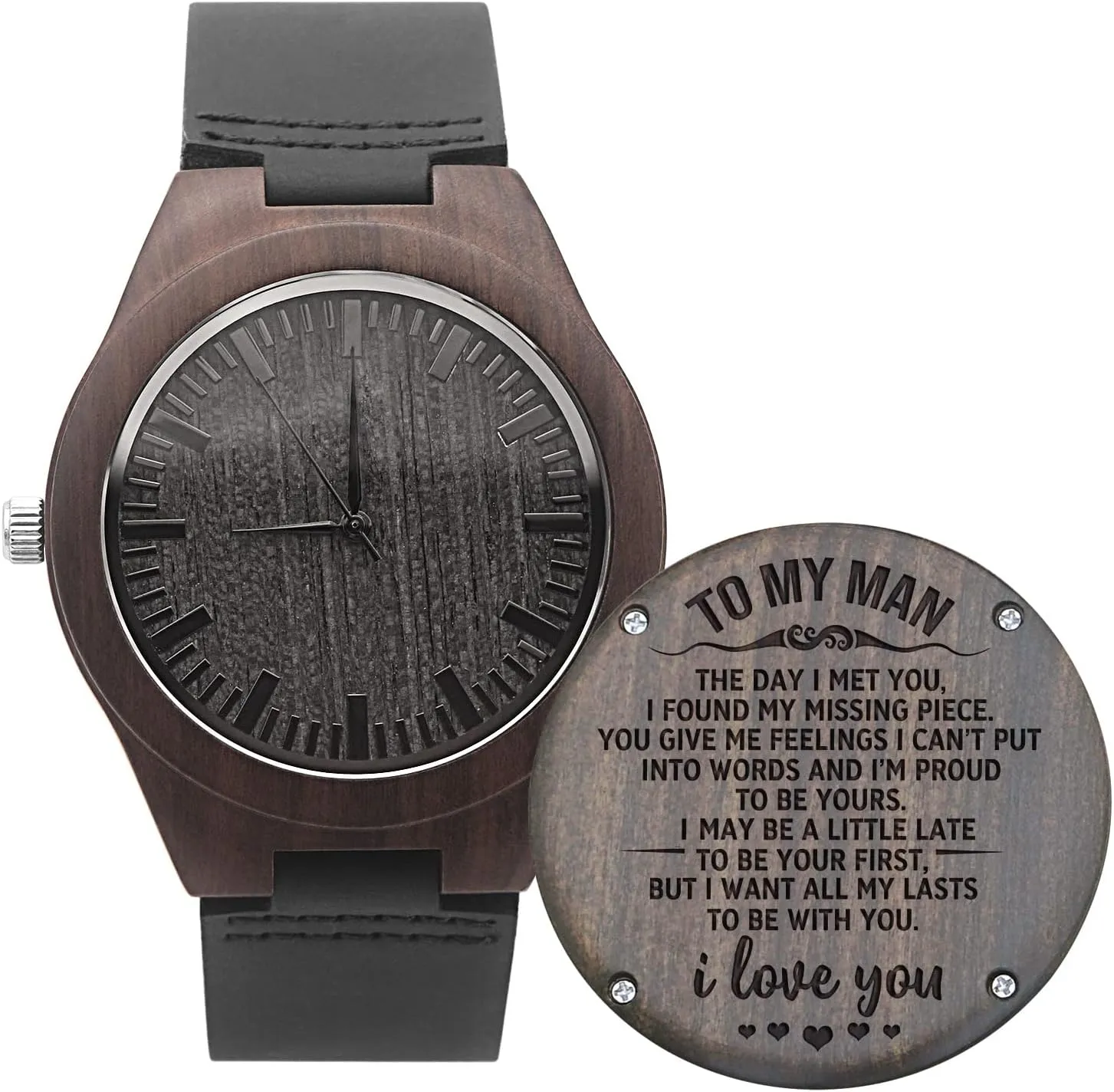 mistrust feudal avail nourishment invest Wood Watch Personalized Gifts Customized Watch for Dad Son Husband Birthday Wedding Anniversary Graduation Christmas�� UFOORO Engraved Wooden Watches for Men$ Natural 