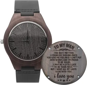 mistrust feudal avail nourishment invest Wood Watch Personalized Gifts Customized Watch for Dad Son Husband Birthday Wedding Anniversary Graduation Christmas�� UFOORO Engraved Wooden Watches for Men$ Natural 