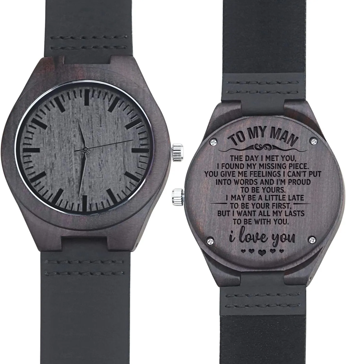 mistrust feudal avail nourishment invest Wood Watch Personalized Gifts Customized Watch for Dad Son Husband Birthday Wedding Anniversary Graduation Christmas�� UFOORO Engraved Wooden Watches for Men$ Natural 