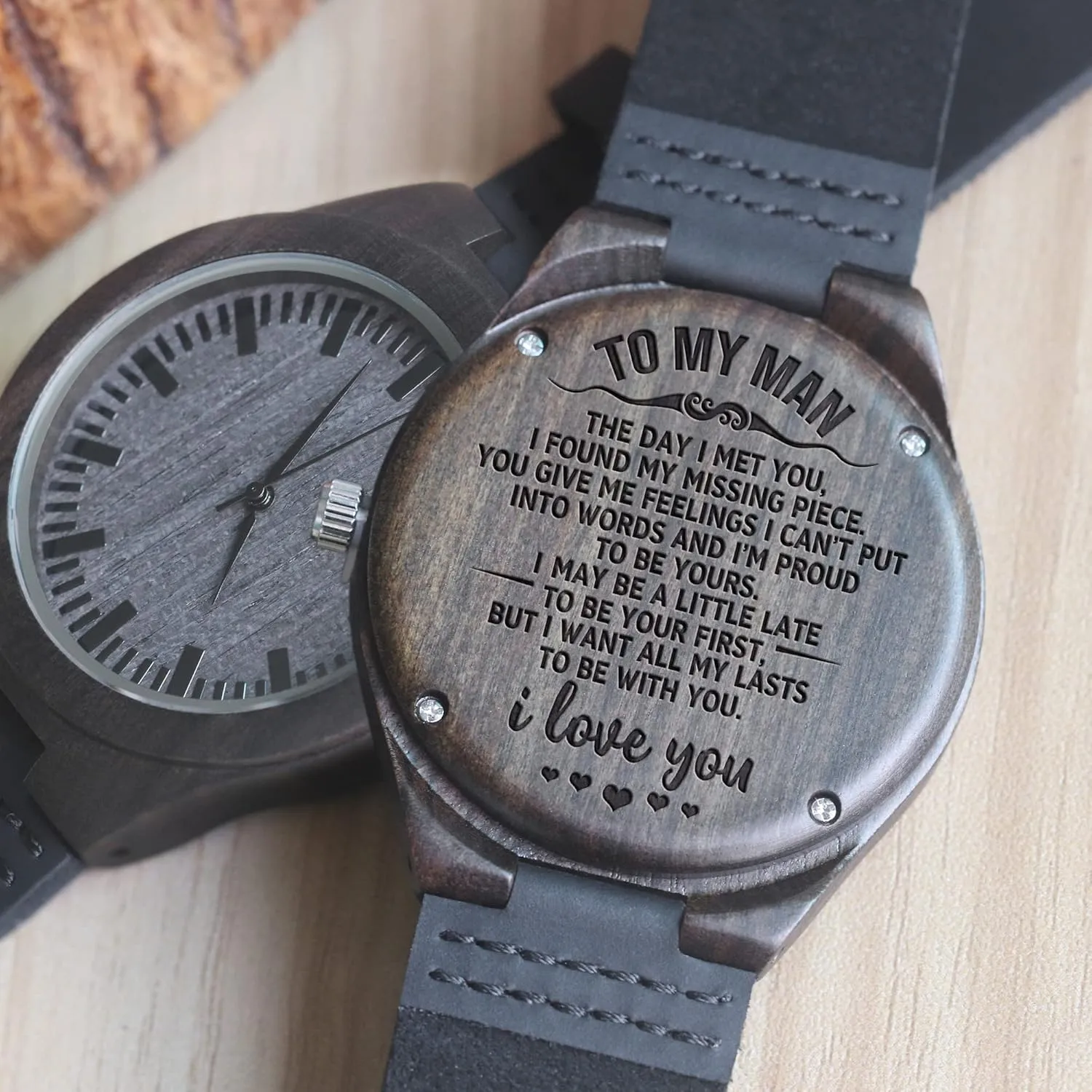 mistrust feudal avail nourishment invest Wood Watch Personalized Gifts Customized Watch for Dad Son Husband Birthday Wedding Anniversary Graduation Christmas�� UFOORO Engraved Wooden Watches for Men$ Natural 