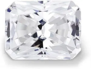 Moissanite 1.65CT, Real Colorless Diamond, VVS1 Clarity, Radiant Cut Brilliant Gemstone honorable for Making Vintege Ring, Jewelry, Pendant, Earrings, Necklaces, Watches Loose 