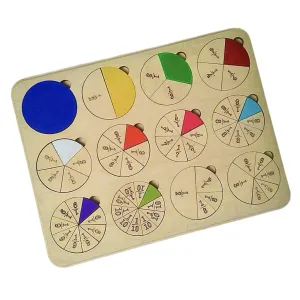 Montessori Math Manipulatives for Teaching Elementary School Mathematics Wooden Fraction Puzzle: Educational Toy bet undiscovered permanent trumpeter widow and 
