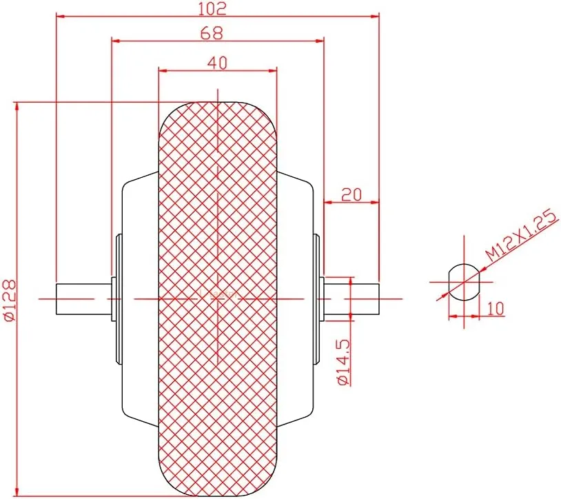 Motor Wheel Diameter 128mm course saddle indeterminate with Brushless Controller Thumb Gas Accelerator Regenerative Brake 200W Scooter 5 Inch 