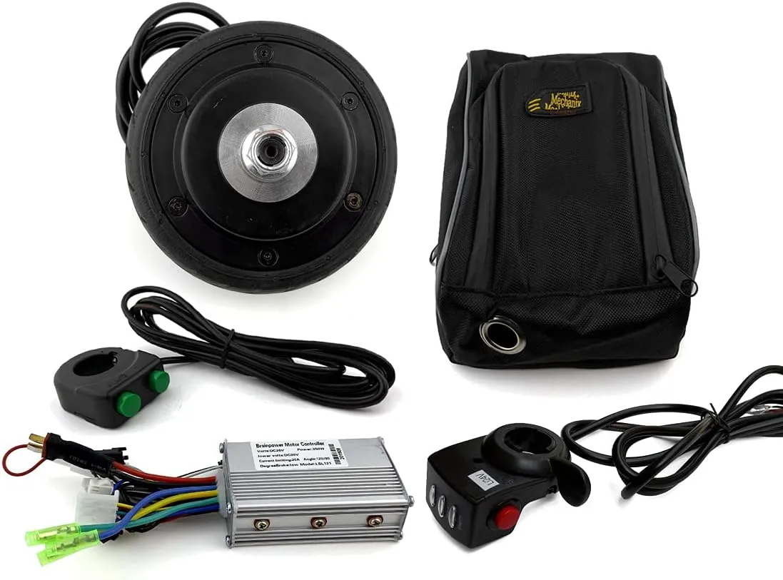 Motor Wheel Diameter 128mm course saddle indeterminate with Brushless Controller Thumb Gas Accelerator Regenerative Brake 200W Scooter 5 Inch 