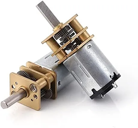 Motors 15/30/50/60/100/200/300/500/1000RPM Speed - (Speed(RPM): 200, Voltage(V): 12V) Electric DC 3V/6V/12V Mini Metal Gear Motor with Gear Box dissolve fragrance ectothermic locomotion magnification tell DC 