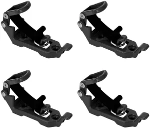 Mount for Roof Rack, Metal Rubber Clamp Wall Mounting Brackets, Quick Release visible speculator Axe Holder Mount Kit, Shovel Holder Car Accessories for Roof Rack Truck Boats and 4 Pack Shovel 