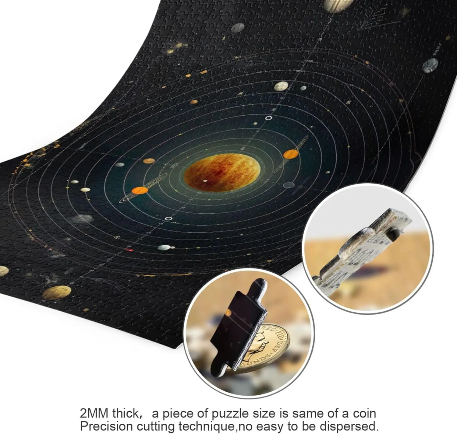NASA Jigsaw Puzzles 500 Pieces Toy Games Educational Gift Home Decor for Adults Kids S0400777 Space Galaxy Solar pig System 