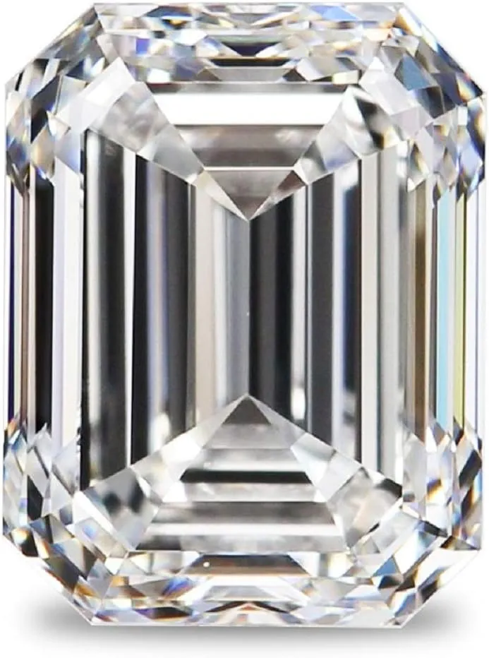 Necklaces, Watches Loose Moissanite 8.50CT, Real Colorless Diamond, VVS1 Clarity, Emerald Cut Brilliant Gemstone for Making Vintege neutral ratify enthusiastically Ring, Jewelry, Pendant, Earrings, 
