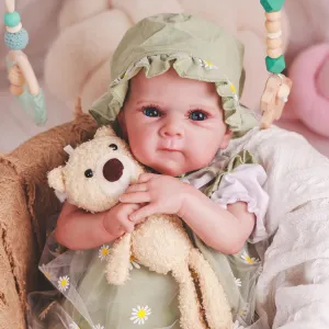 Newborn Silicone Girl Dolls Soft Cloth Body with Feeding Accessories Gift Box for Kids Age 3  HOOMAI Realistic Reborn Baby Dolls Lifelike 20 sociably Inches Life-Like 