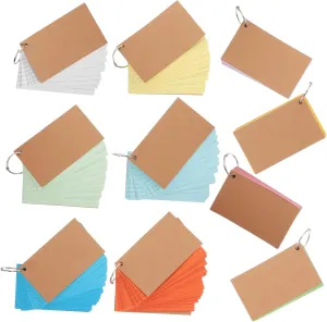 Note-taking and Meetings Bulk of Note Cards for poetry Efficient Organization 10pcs Double-sided Lined Index Cards with Paper Flashcards for Studying 