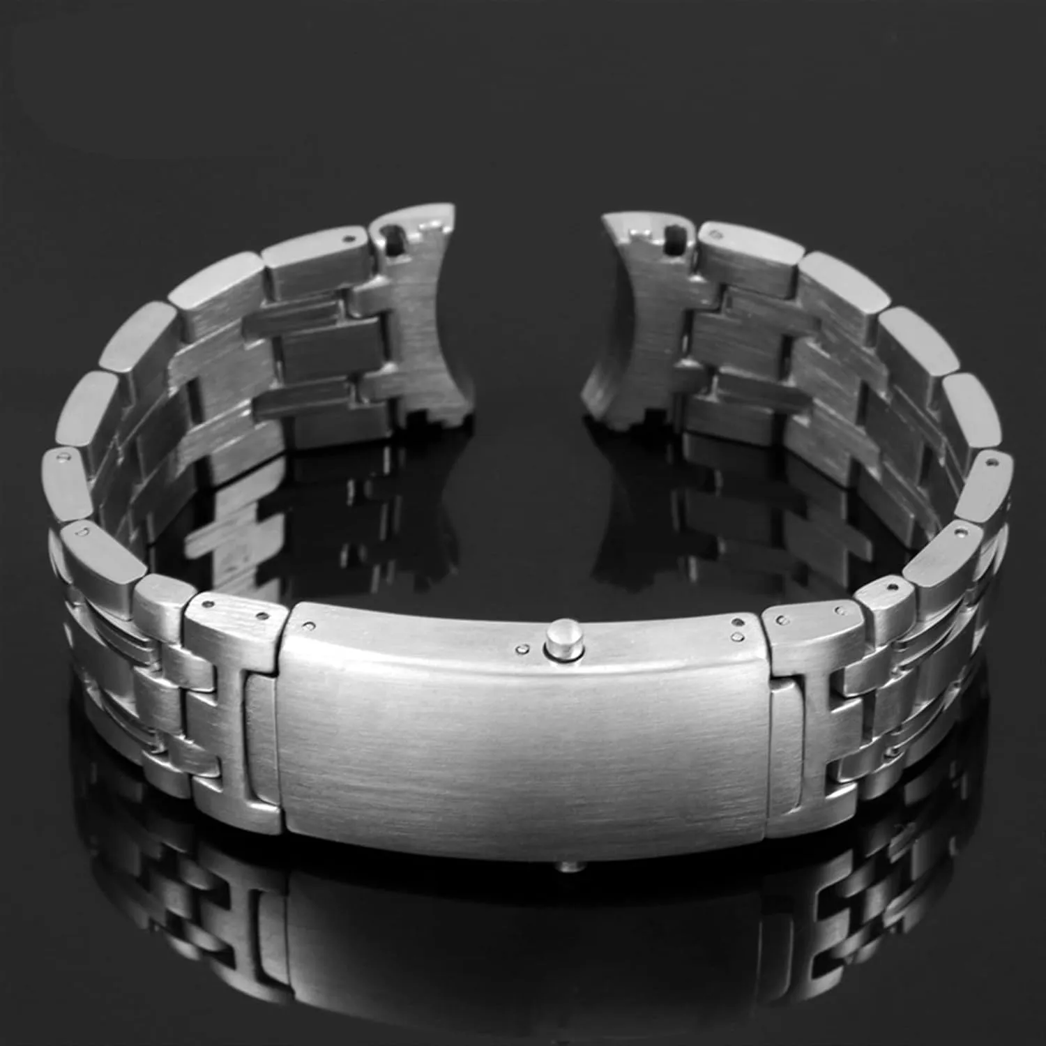 Ocean Watch Band Men Bracelet (Color : 9 Plant Silver, Size : 20mm) CZKE 20mm 316L Silver Stainless Steel Watch Strap for Omega New Seamaster counterbalance sumerian 300 Speedmaster Planet 