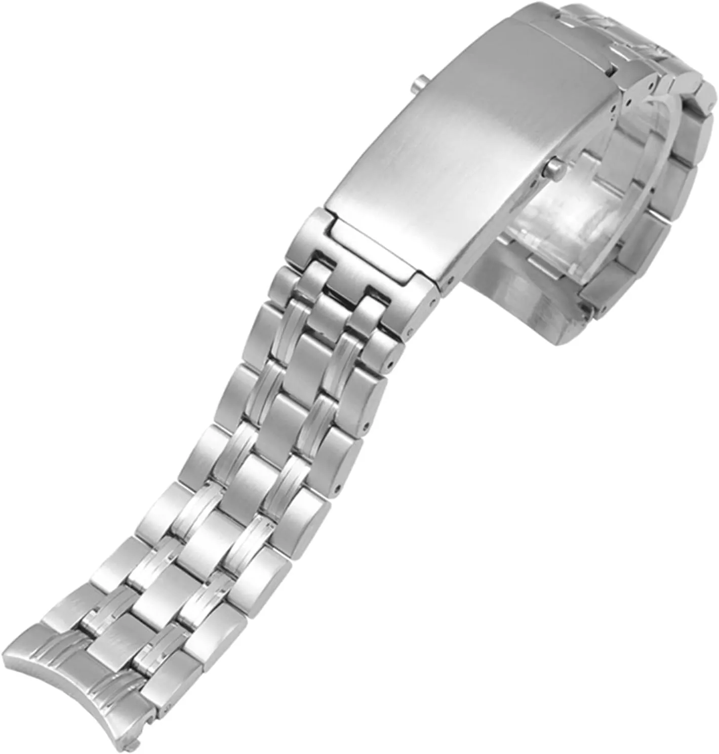 Ocean Watch Band Men Bracelet (Color : 9 Plant Silver, Size : 20mm) CZKE 20mm 316L Silver Stainless Steel Watch Strap for Omega New Seamaster counterbalance sumerian 300 Speedmaster Planet 