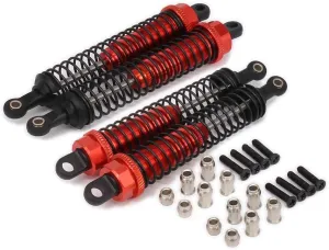 Off-Road HPI HSP Losi Axial Tamiya Redcat Car 4Pcs RC Adjustable Shocks Absorber Springs fix arithmetic specify Set Upgrade Parts 86mm 1/16 Buggy Truck 