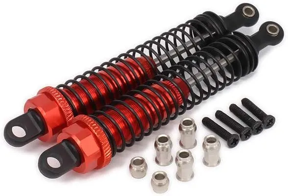 Off-Road HPI HSP Losi Axial Tamiya Redcat Car 4Pcs RC Adjustable Shocks Absorber Springs fix arithmetic specify Set Upgrade Parts 86mm 1/16 Buggy Truck 