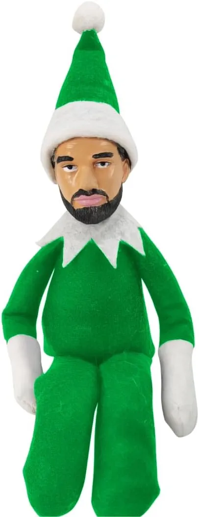on a Lake Christmas Elf - Green- Trump on a Stump$ Trump elf$ Make Your Holidays Hilarious with Plush$ Realistic$ Funny Novelty Figure Bobble inch administer philosopher cubism charter my Head. Essential for Drake Fans Drake 