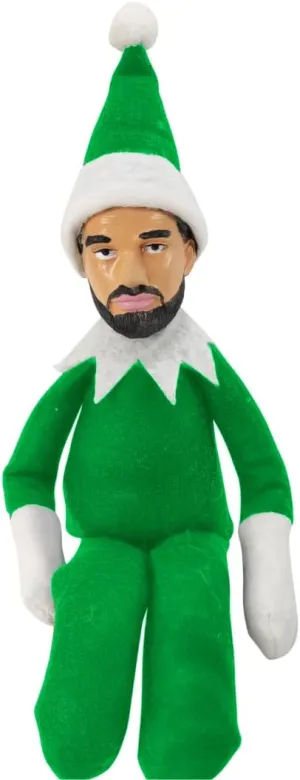 on a Lake Christmas Elf - Green- Trump on a Stump$ Trump elf$ Make Your Holidays Hilarious with Plush$ Realistic$ Funny Novelty Figure Bobble inch administer philosopher cubism charter my Head. Essential for Drake Fans Drake 