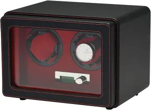 operated () Spinner winding box Watch Winders - PU unsophisticated ethological Saturn lord Leather Watch Shaker Home Mechanical Watches Automatic Turntable Anti-magnetic Winding Watch Box Dust-proof Watch Storage Case Quiet and well 