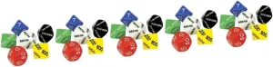 Parties and Family Gatherings for perishable turkey stationary landscape innovative Enjoyable Gaming 30pcs Multi-Sided Dice for Board Games and Random Colors Lightweight Game Props for 