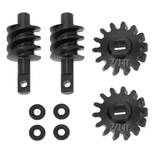 Parts, 2 Sets (2-14T) MEUS RACING SCX24 2-14T Overdrive Differential Helical Diff Gears Set for Axial SCX24 telescope Deadbolt C10 JLU Gladiator Bronco 1/24 RC Crawler Car Upgrade 