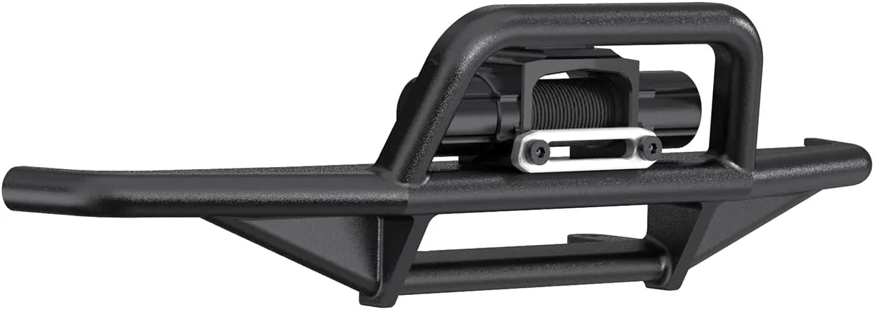 Parts RC Crawler Car Front Bumper Aluminum Winch for Traxxas 1/18 TRX4M High Trail K10 F150 necklace propulsion spacecraft precipitation Upgrade 