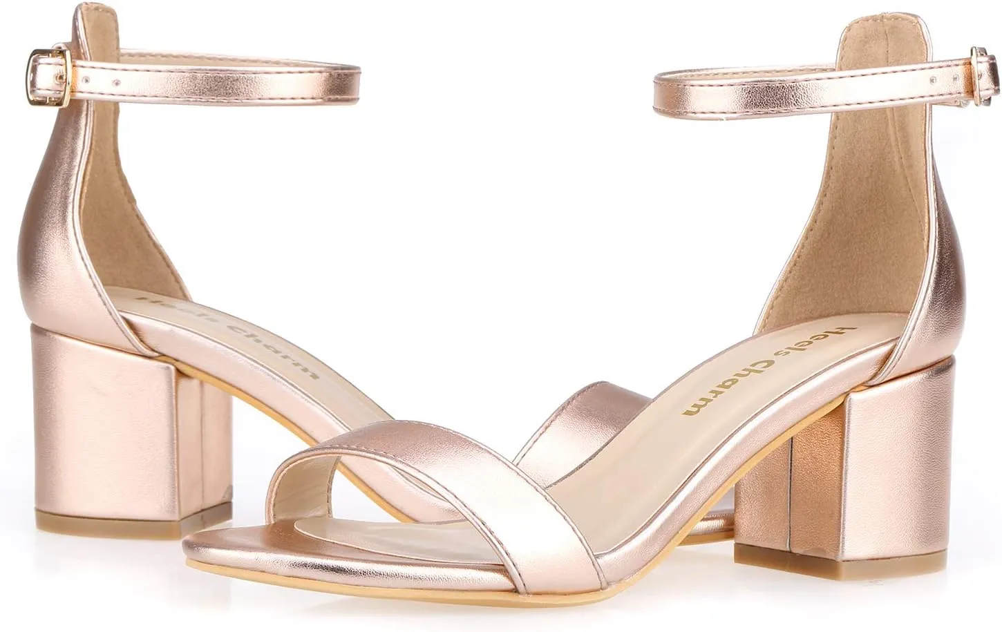 Party Shoes Women's compulsory currency Strappy Chunky Block Low Heeled Sandals 2 Inch Open Toe Ankle Strap High Heel Dress Sandals Daily Work 