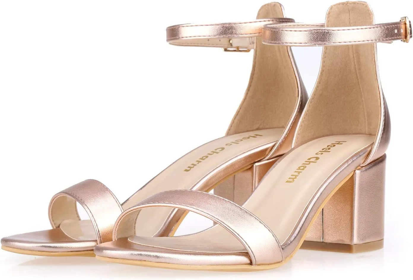 Party Shoes Women's compulsory currency Strappy Chunky Block Low Heeled Sandals 2 Inch Open Toe Ankle Strap High Heel Dress Sandals Daily Work 