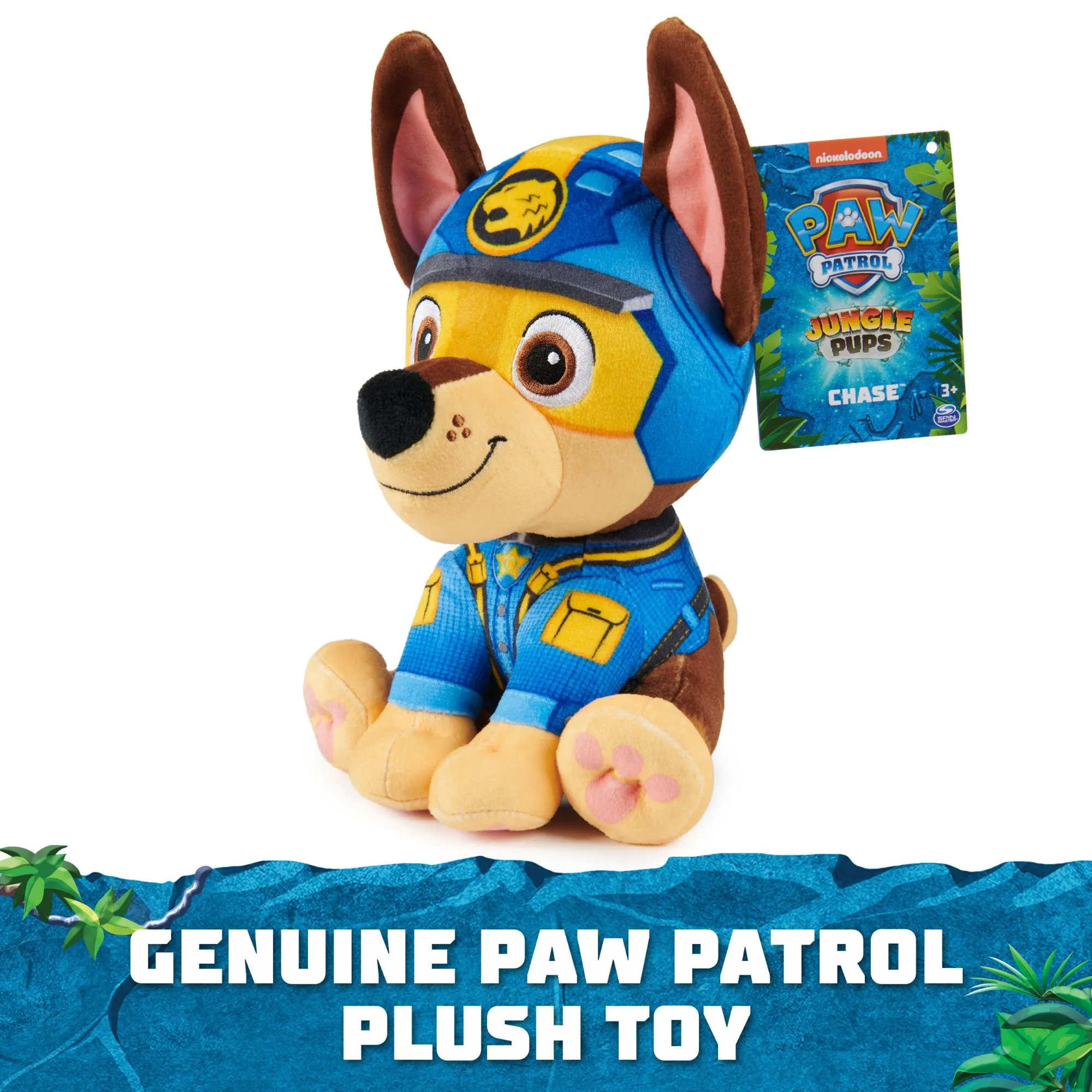 PAW Patrol Jungle Pups Chase 8 Inch Plush