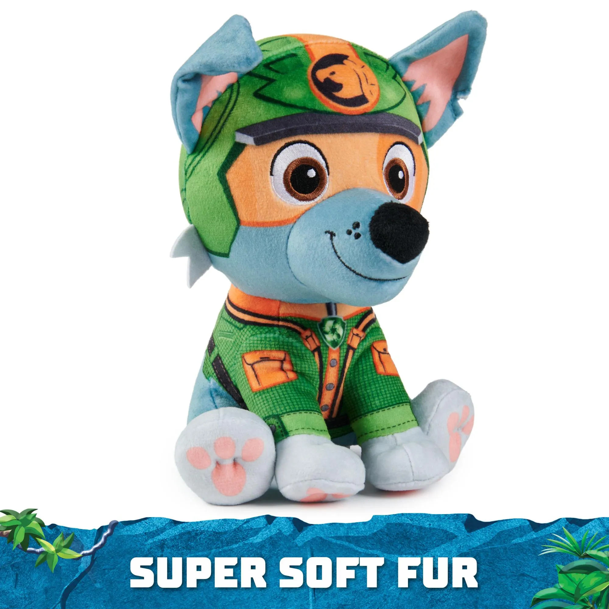 PAW Patrol Jungle Pups Rocky 8 Inch Plush