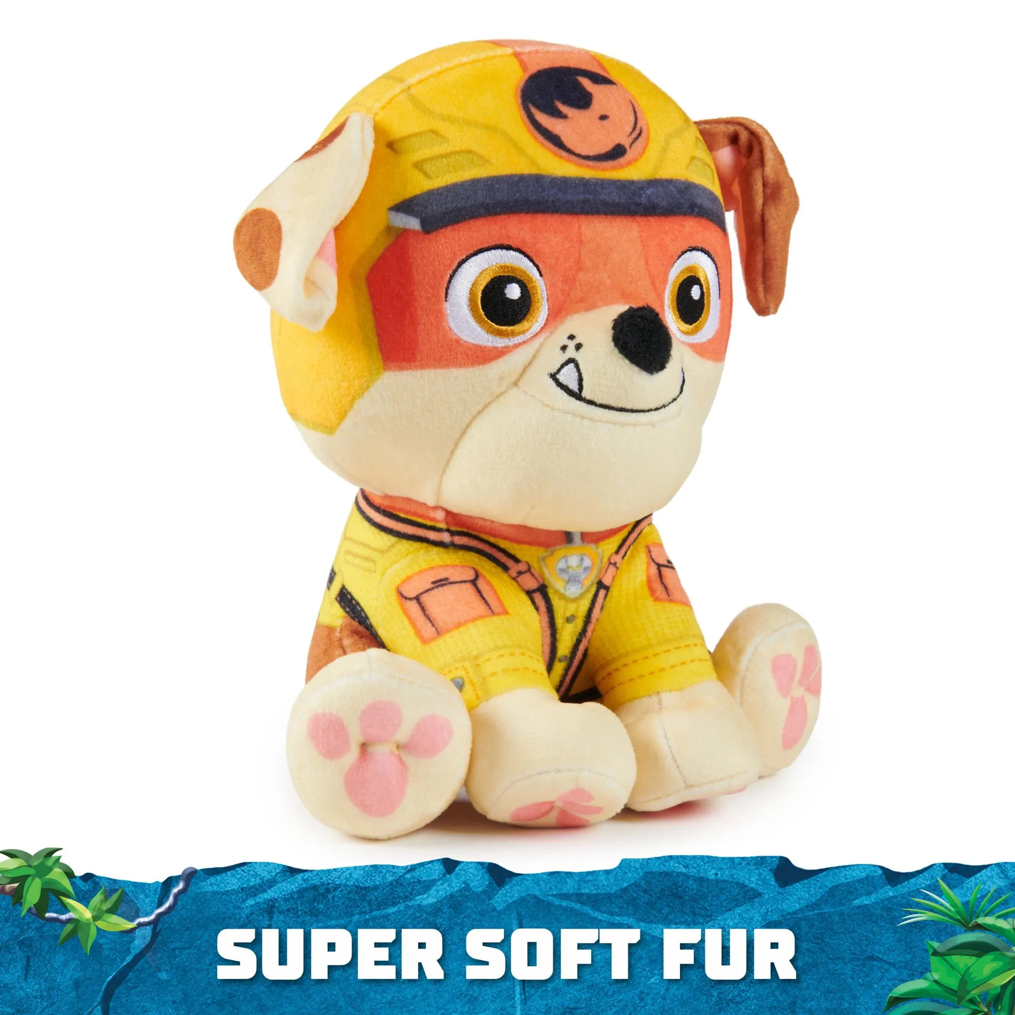 PAW Patrol Jungle Pups Rubble 8 Inch Plush