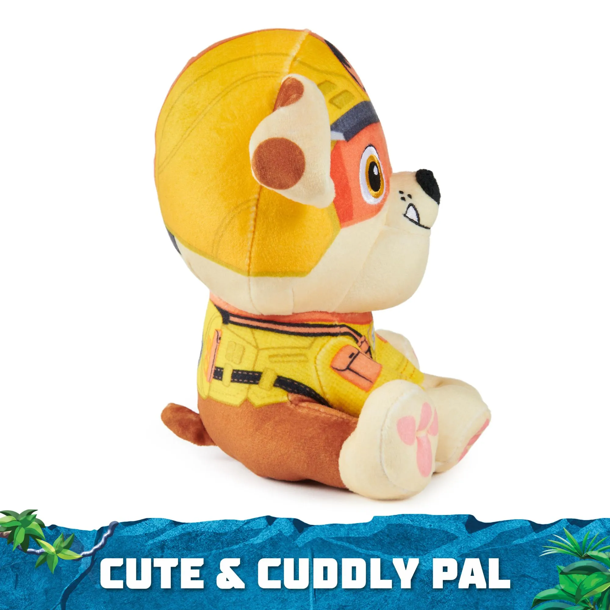 PAW Patrol Jungle Pups Rubble 8 Inch Plush