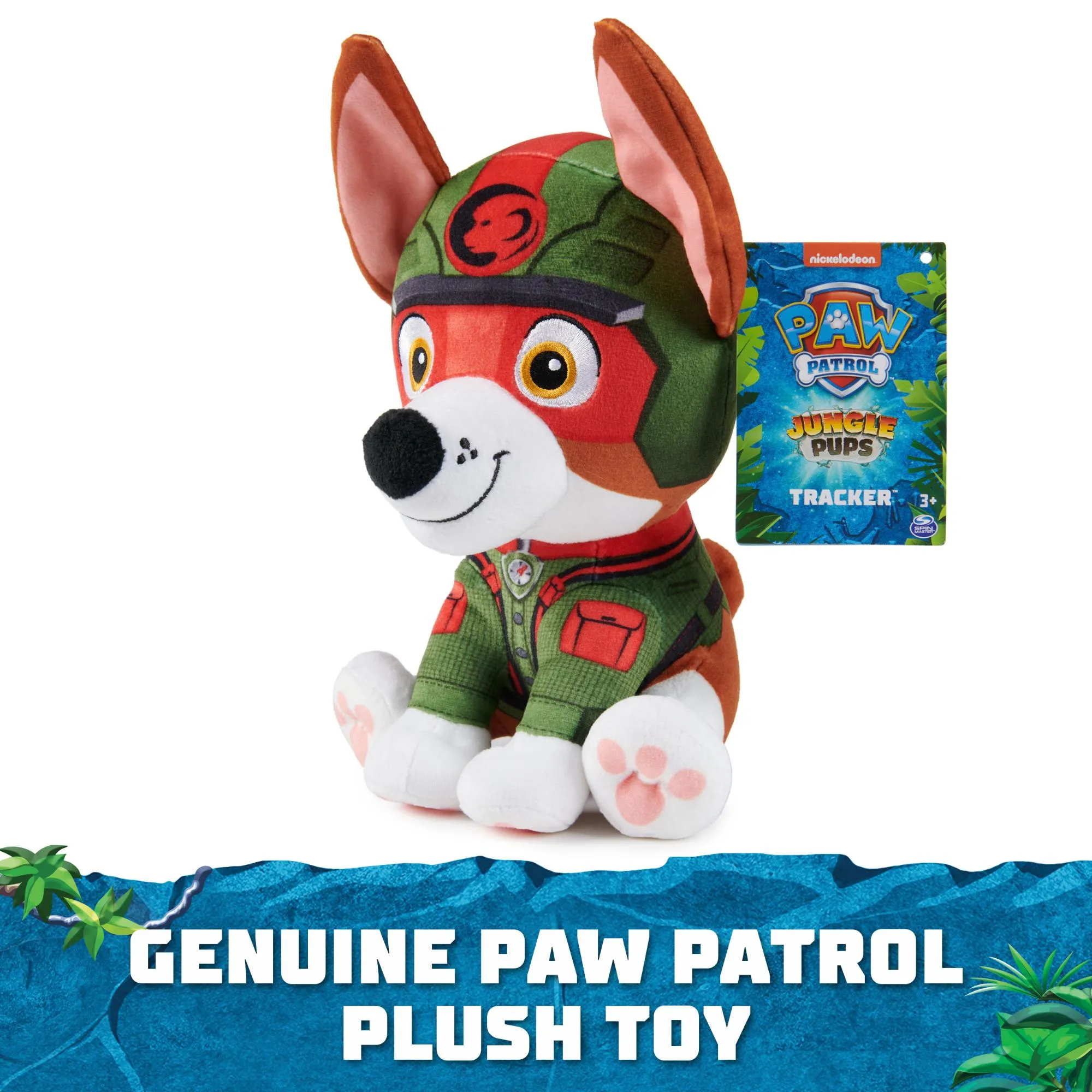 PAW Patrol Jungle Pups Tracker 8 Inch Plush