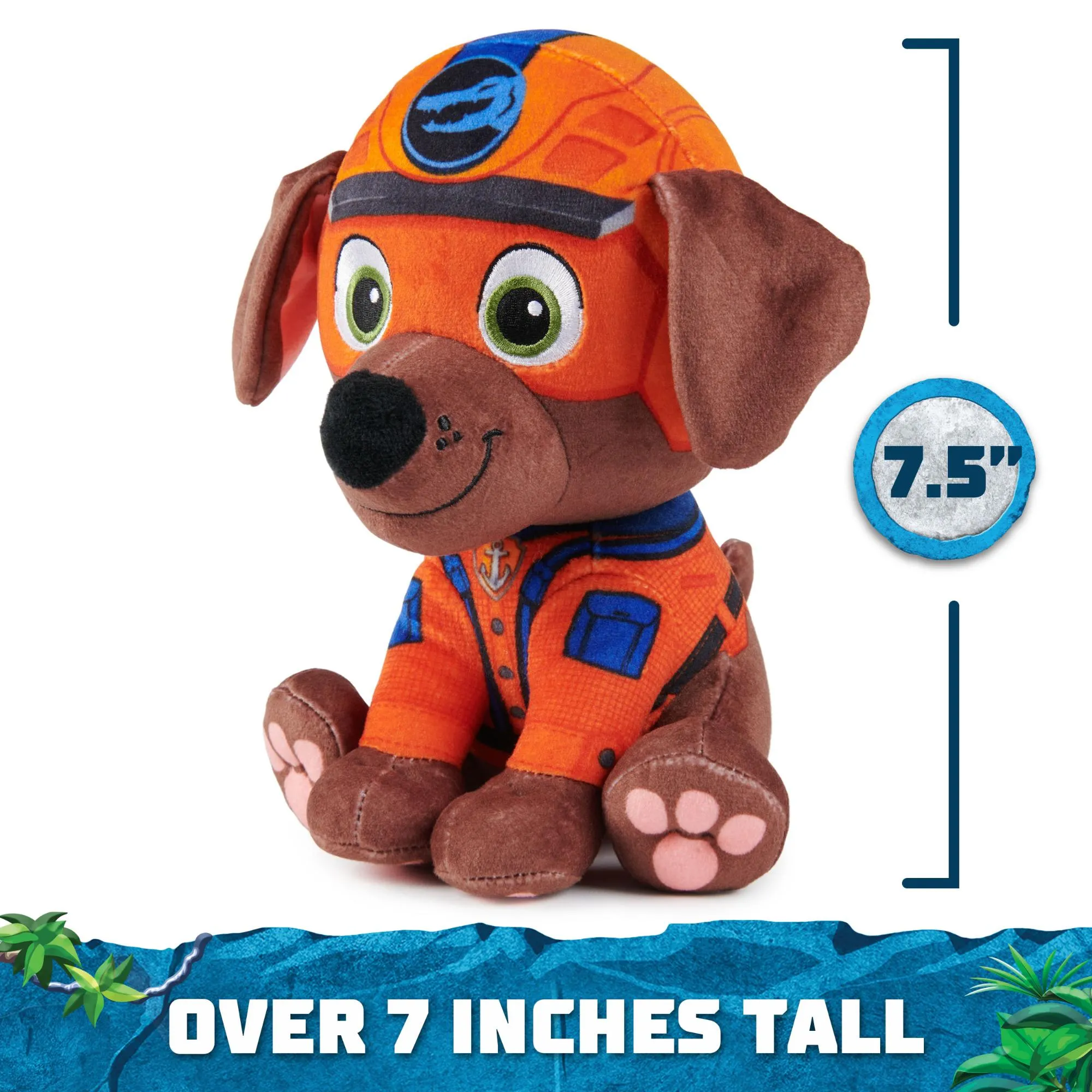 PAW Patrol Jungle Pups Zuma 8 Inch Plush