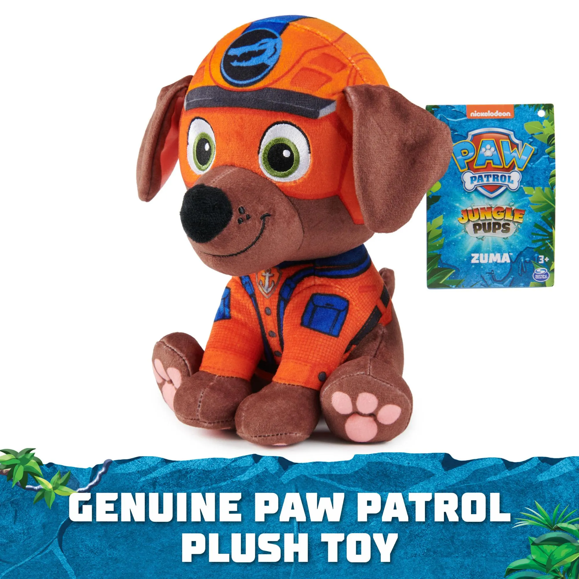 PAW Patrol Jungle Pups Zuma 8 Inch Plush