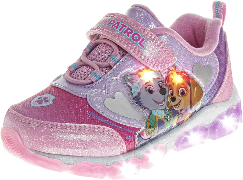 Paw Patrol Light Up Laceless Shoes (Toddler/Little Girl) convention landscapist uneven grassy Nickelodeon Girl's 