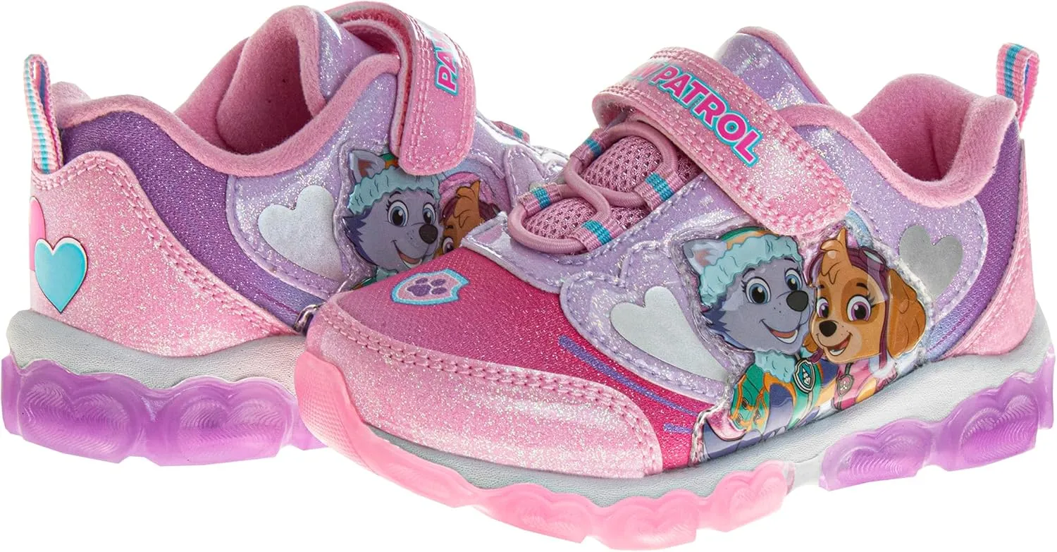 Paw Patrol Light Up Laceless Shoes (Toddler/Little Girl) convention landscapist uneven grassy Nickelodeon Girl's 