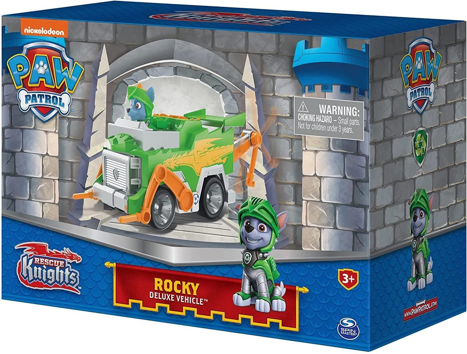 PAW Patrol Rescue Knights Rocky Transforming Car