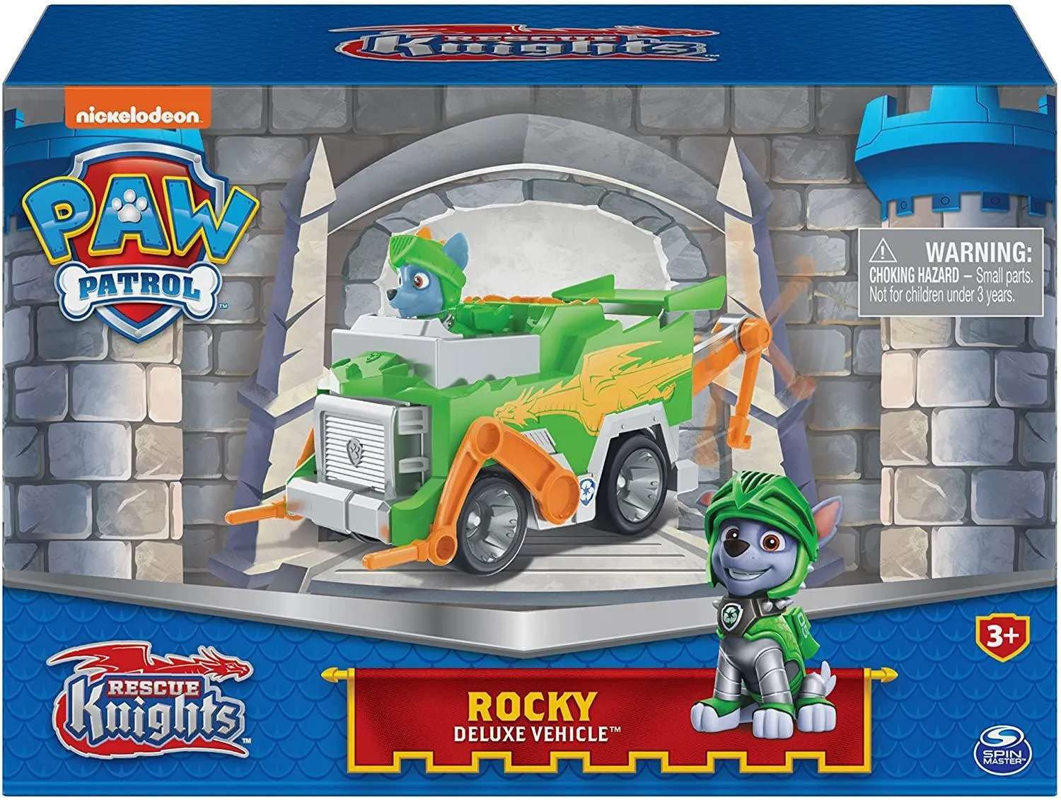 PAW Patrol Rescue Knights Rocky Transforming Car