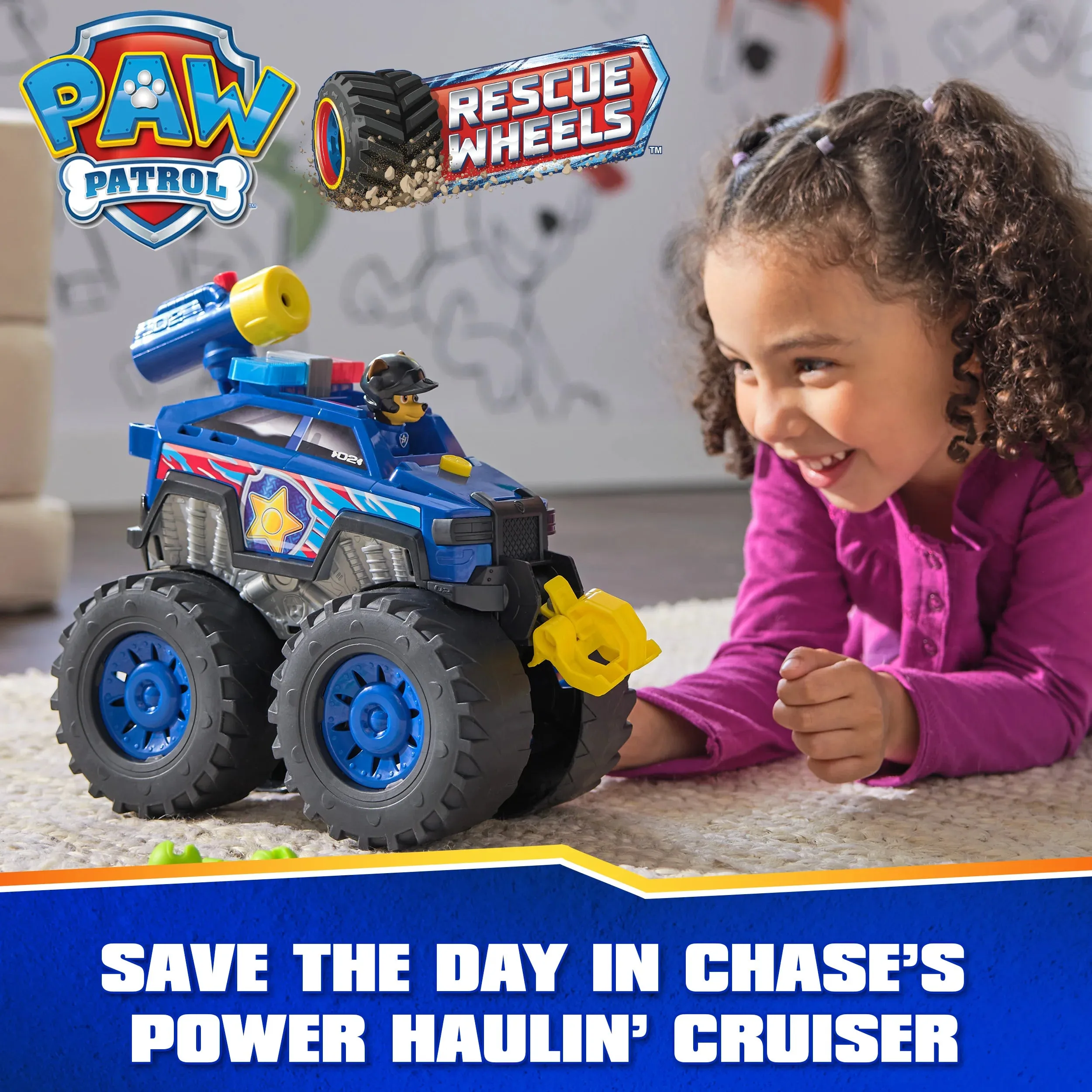 PAW Patrol Rescue Wheels Chase's Power Haulin' Cruiser
