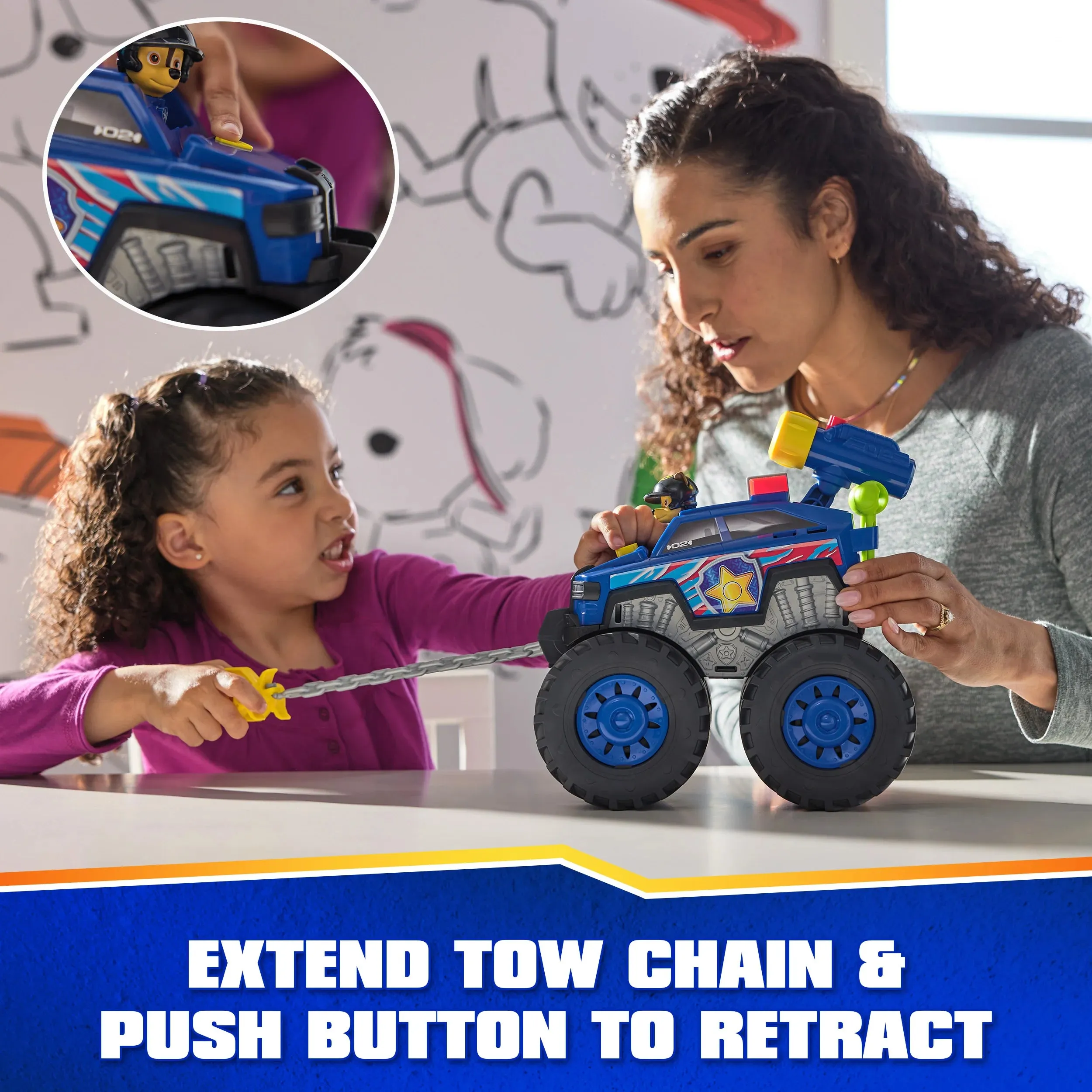PAW Patrol Rescue Wheels Chase's Power Haulin' Cruiser